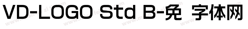 VD-LOGO Std B字体转换